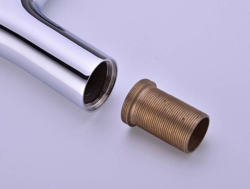 Elegantná umývadlová batéria, strieborná