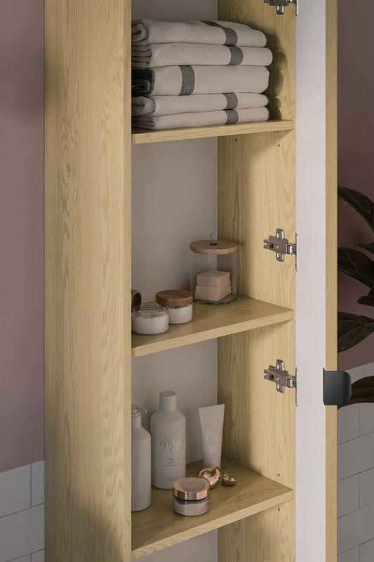 Skrinka do kúpeľne 80-40-1D, Dub cremona, 1x dvierka