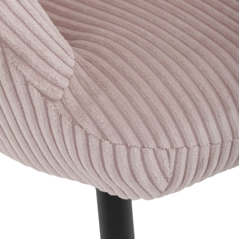 Relaxačné kreslo s podnožkou – ružový menčester