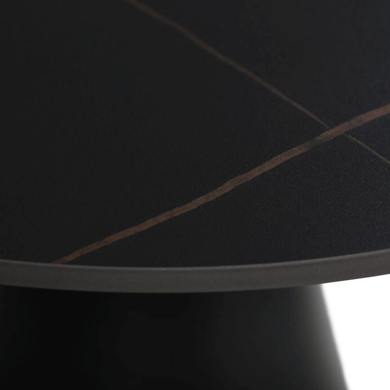 Sada dvoch konferenčných stolov keramická doska, kovová podnož – čierna