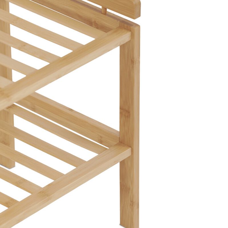 Botník s dvoma policami z masívneho bambusu