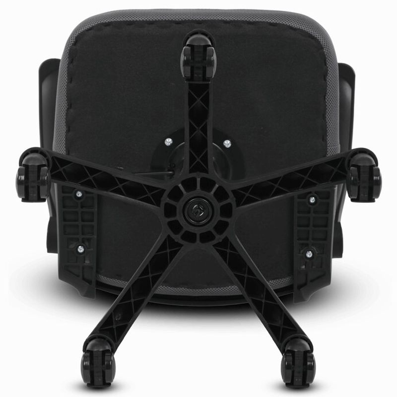  Kancelárska stolička, sivá sieťovina a čierny plast