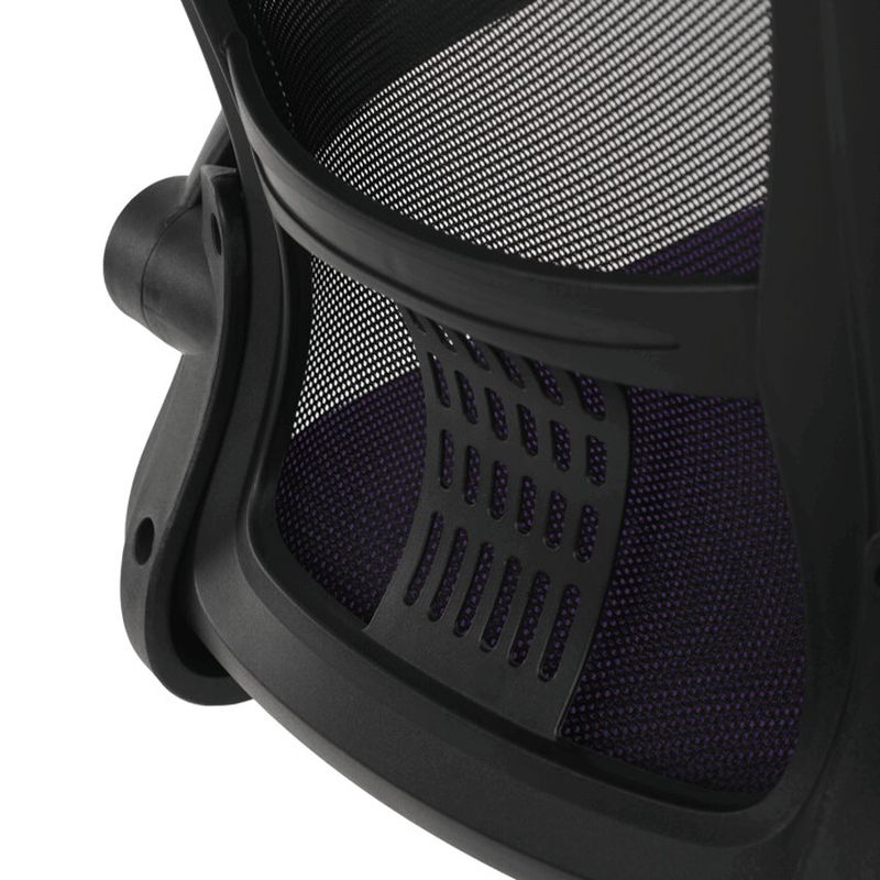  Kancelárska stolička, fialová sieťovina a čierny plast