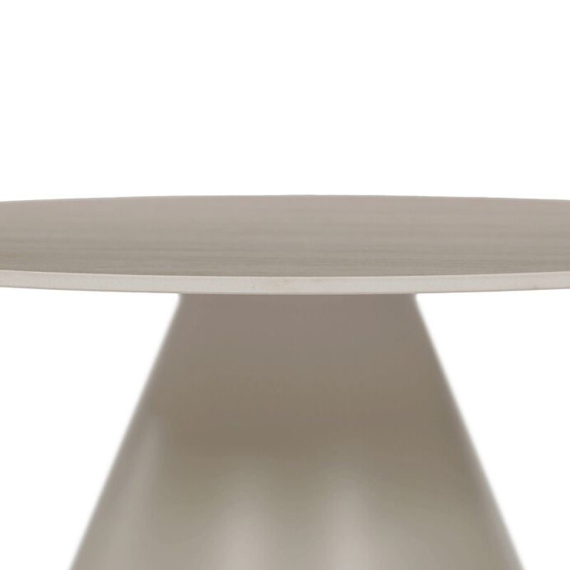 Sada dvoch konferenčných stolov keramická doska, kovová podnož – béžová matná