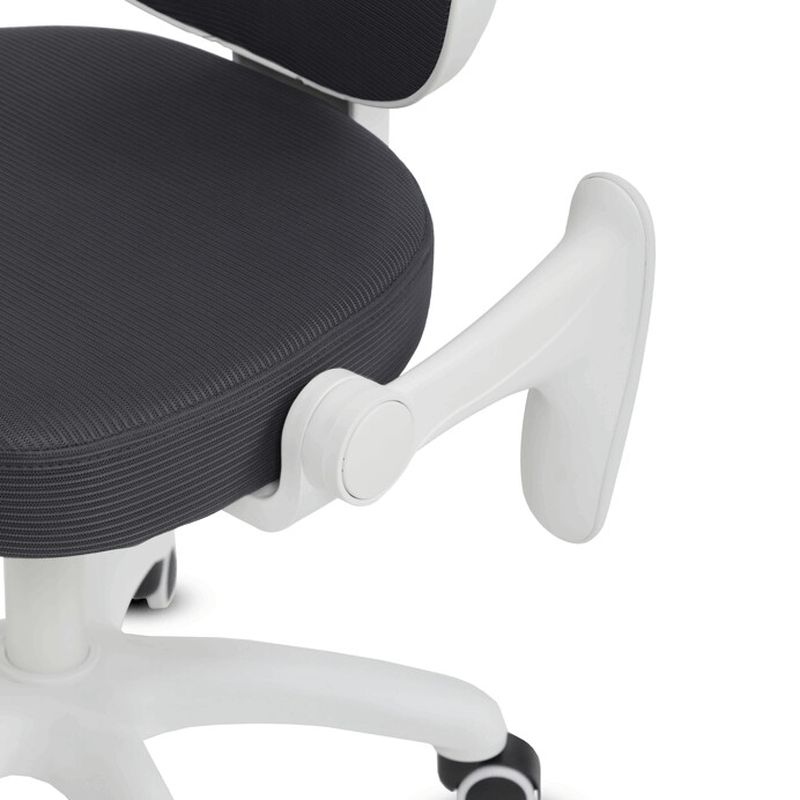 Detská stolička, výškovo nastaviteľná, sivá sieťovina