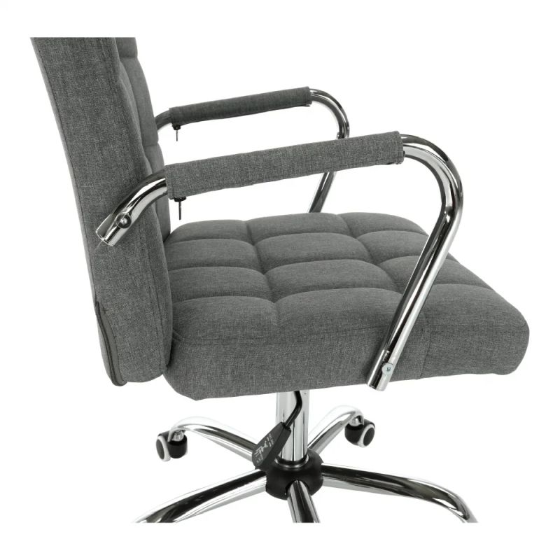 Kancelárske kreslo v modernom sivom prevedení