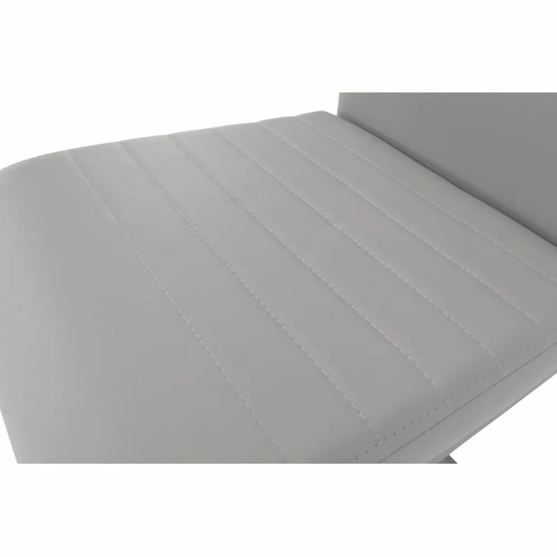 Jedálenská stolička v modernom štýle svetlosivá