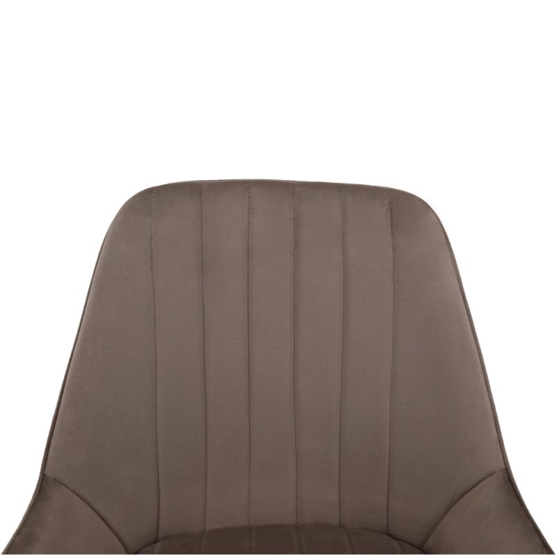 Jedálenská stolička v atraktívnom dizajne sivohnedá Taupe