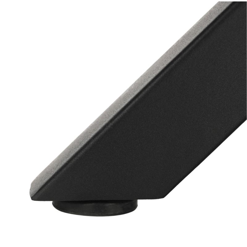 Okrúhly industriálny jedálenský stôl, tmavý dub/čierna