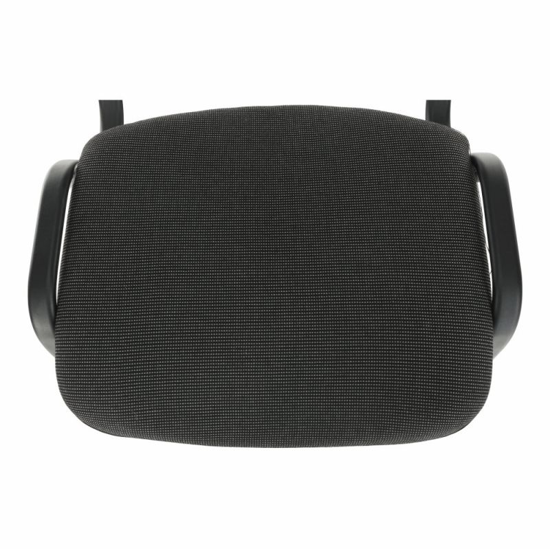 Kvalitná a pohodlná stolička s mäkkým sedením, sivá