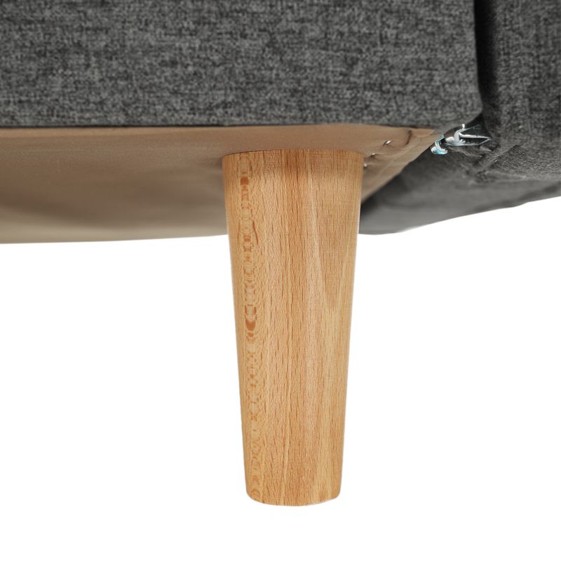 Celočalúnené kreslo, tmavosivá látka