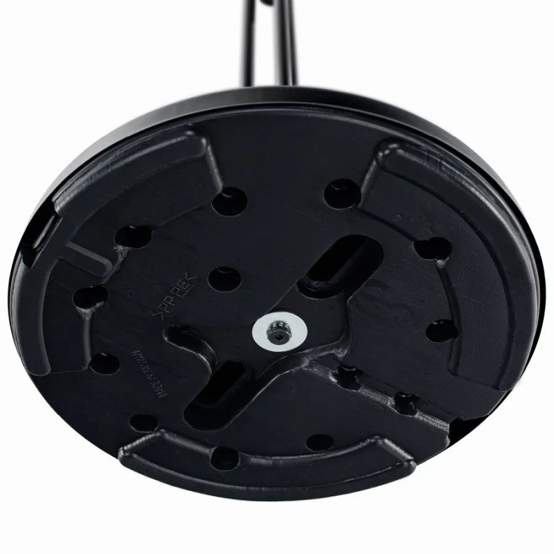 Vešiak, lesklá čierna/prírodné drevo