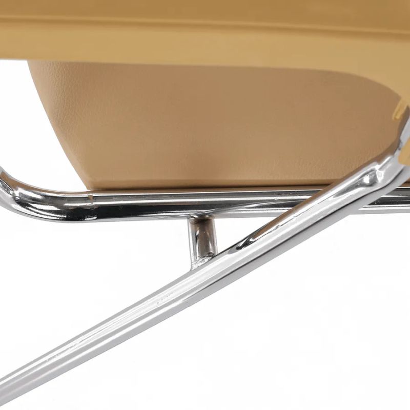 Zasadacia stolička, hnedá ekokoža