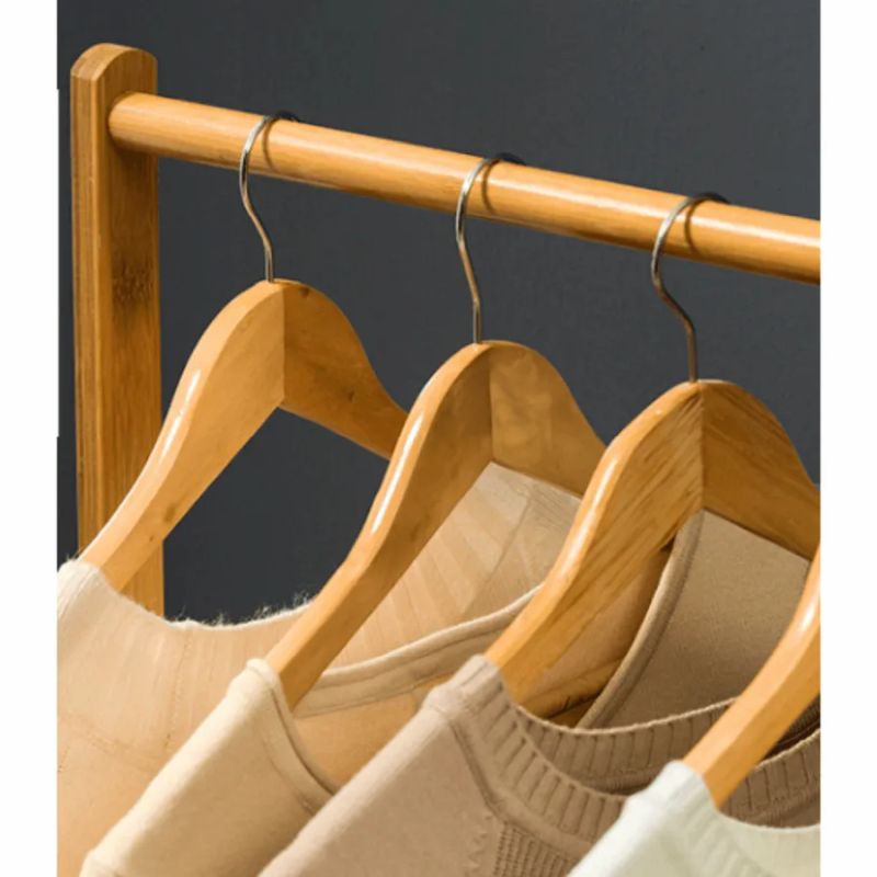 Pojazdný vešiak, bambus, šírka 80cm