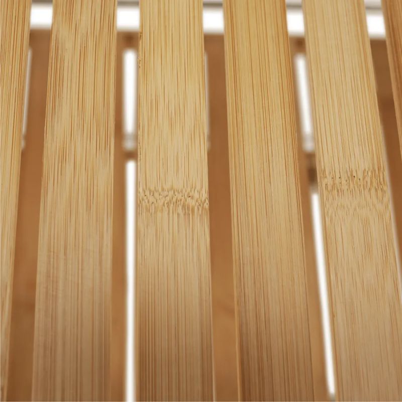 Jednoduchý bambusový servírovací vozík