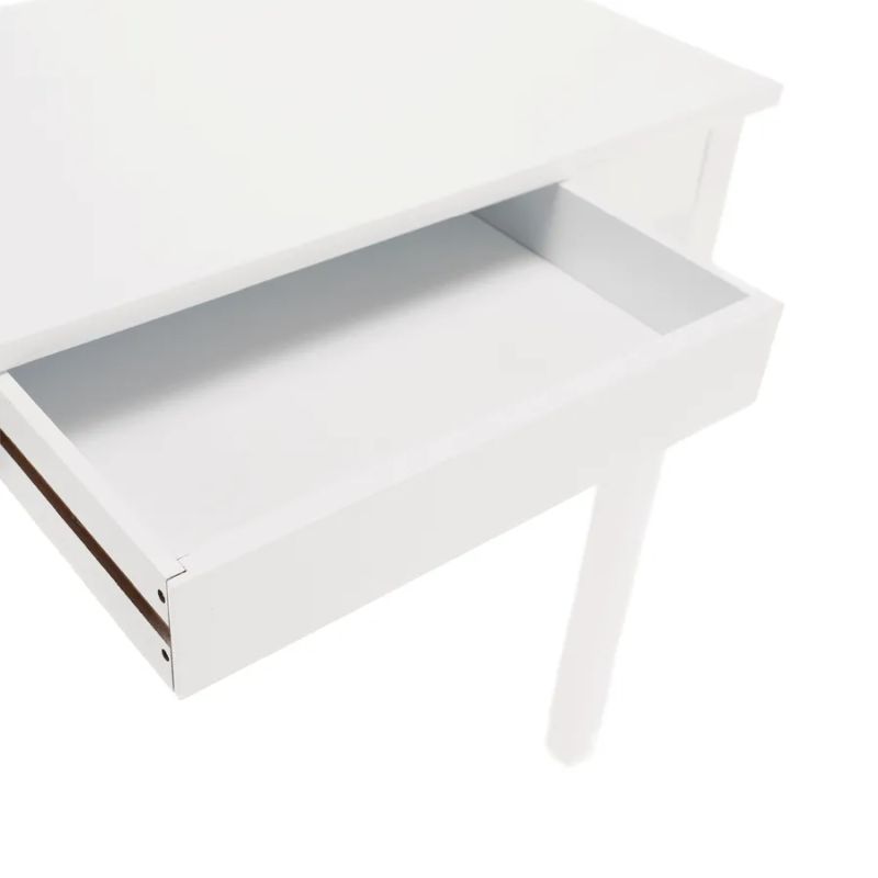 Konzolový stolík z MDF biely
