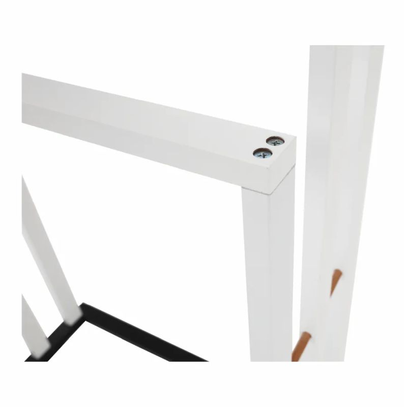 Stojan na uteráky biela-čierna