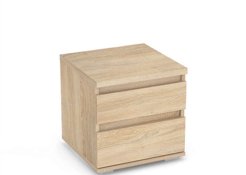 Nočný stolík  2-zásuvkový - viac farebných prevedení