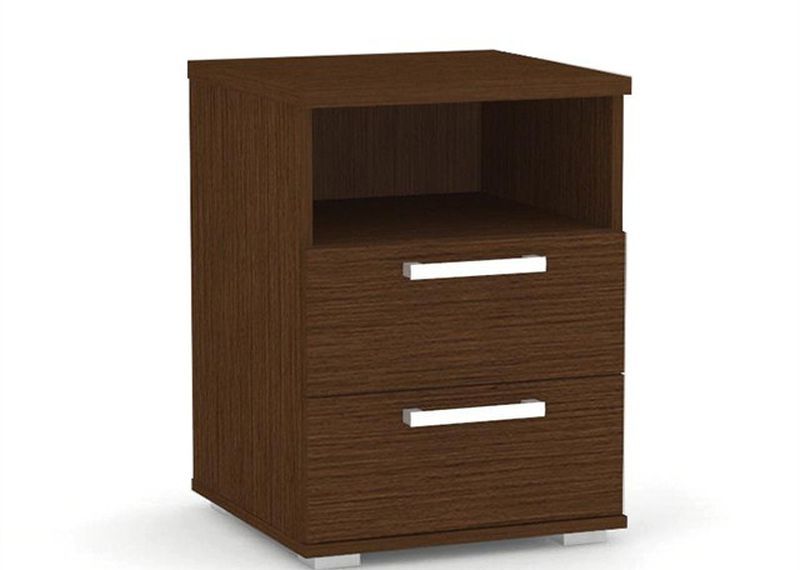 Nočný stolík  2x zásuvka, vysoký - viac farebných prevedení