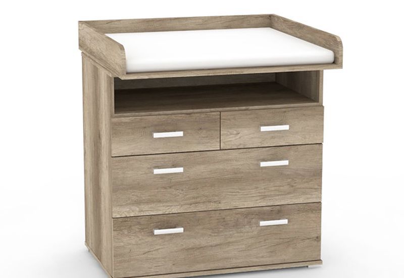 Komoda s prebalovacím pultom a matracom - viac farebných prevedení