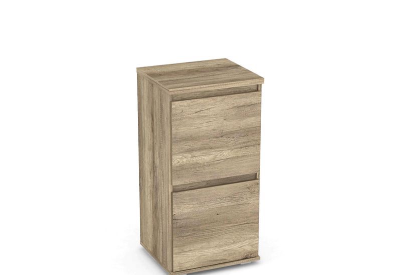 Komoda 2-zásuvková vysoká - viac farebných prevedení