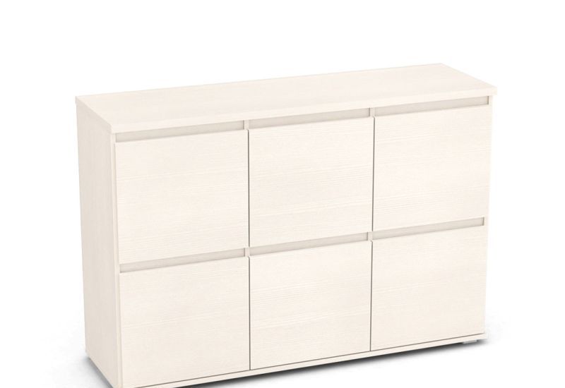 Komoda 6-zásuvková - viac farebných prevedení