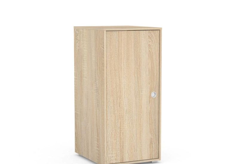 Moderná úzka, nízka a hlboká komoda 1-dverová - viac farebných prevedení