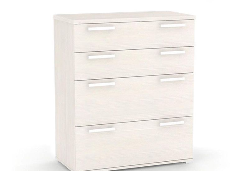 Štýlová komoda 4x zásuvka - viac farebných prevedení