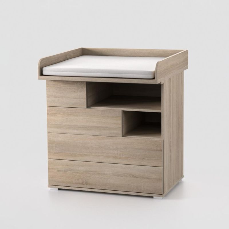 Detská komoda s prebalovacím pultom a matracom - viac farebných prevedení