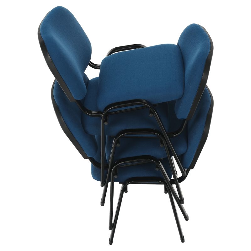 Klasická zasadacia stolička, tmavomodrá