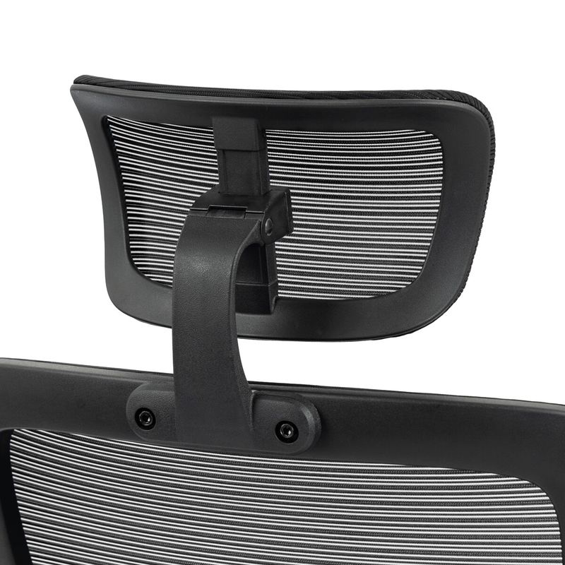 Ergonomická kancelárska stolička modrá, sieťované operadlo, 120 kg