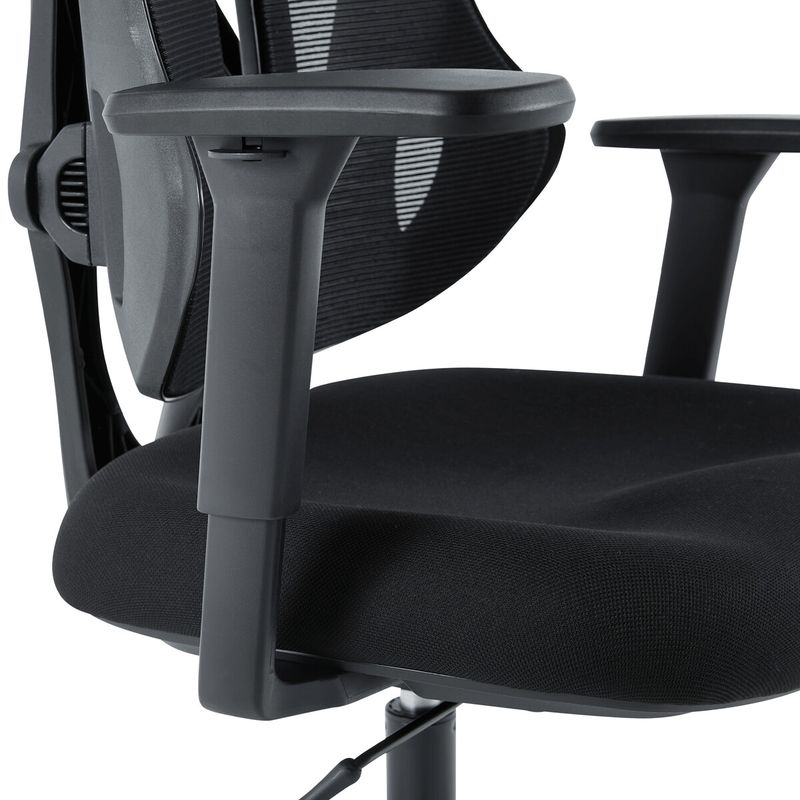 Ergonomická kancelárska stolička sivá, dvojdielne sieťované operadlo, 120kg