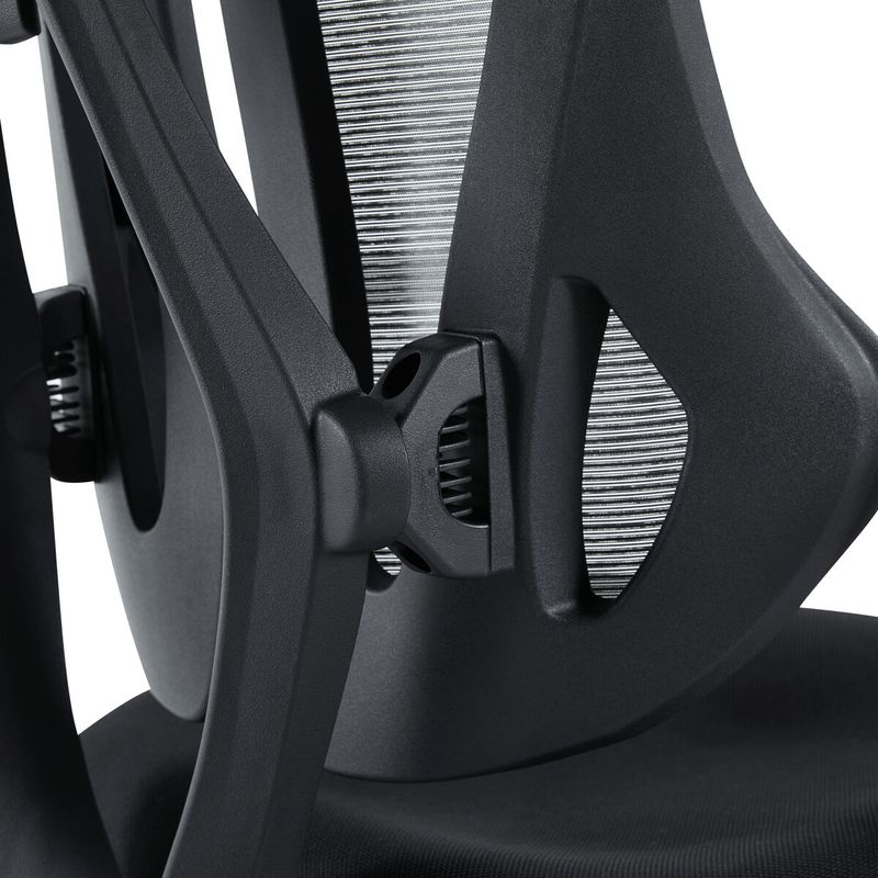 Ergonomická kancelárska stolička E-racer, sivá, sieťované operadlo, 120kg