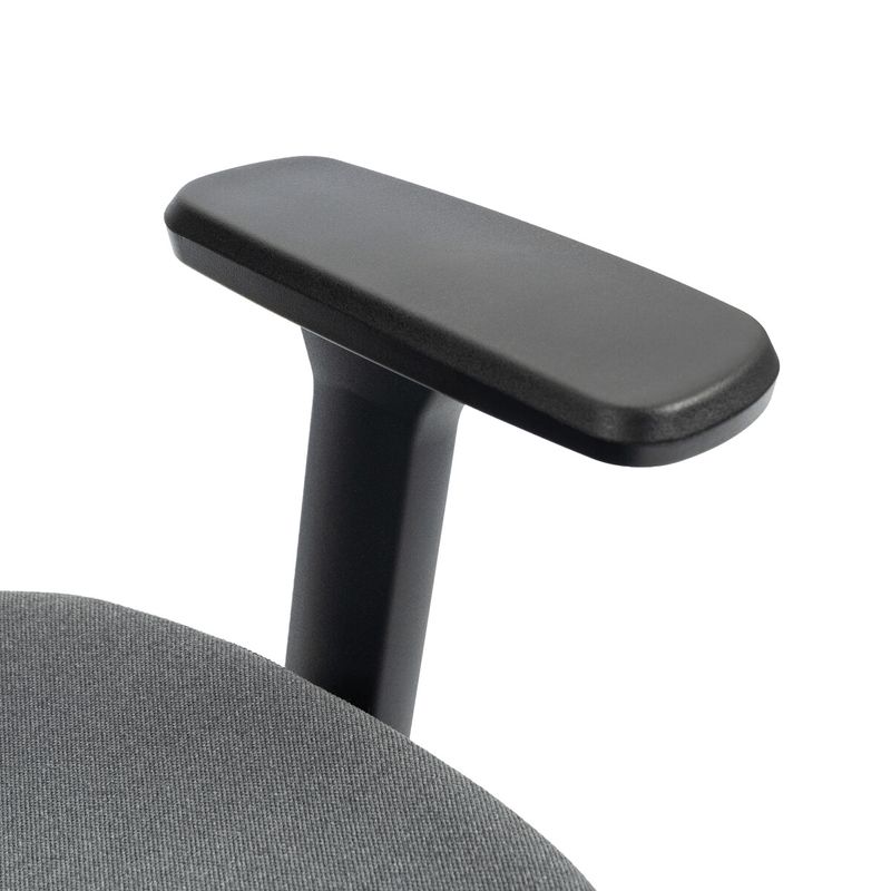 Ergonomická kancelárska stolička sivá, sieťované operadlo, 120 kg