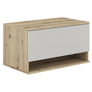 Skrinka pod umývadlo so zásuvkou, 80cm, dub artisan, kašmír