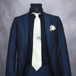 Hodvábna kravata + vreckovka LIMITED_02