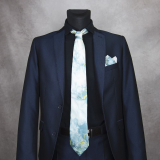 Hodvábna kravata + vreckovka LIMITED_28