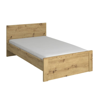 Praktická posteľ, 120x200, dub artisan