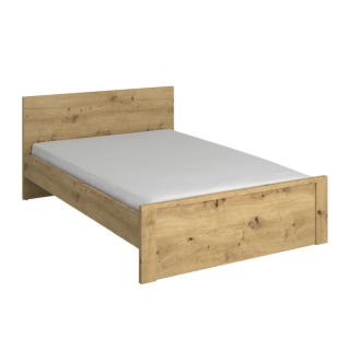 Praktická posteľ, 140x200, dub artisan