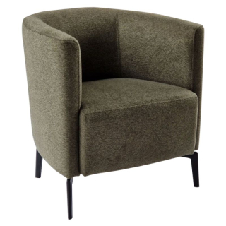 Dizajnové kreslo v zelenom prevedení