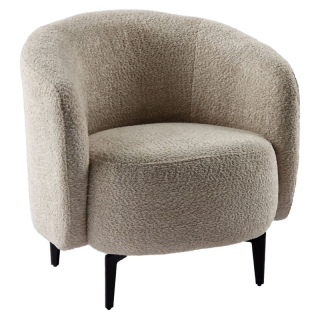 Celočalúnené kreslo vo farebnom prevedení béžová