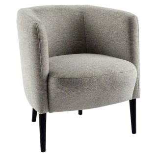 Dizajnové kreslo v prevedení svetlosivá-čierna