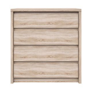 Komoda 4x šuplík, Dub sonoma