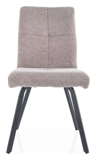 Stolička z kvalitných materiálov, čierna-béžová 34