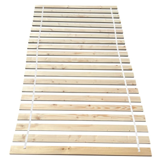 Rolovaný rošt z 21 smrekových lamiel 90