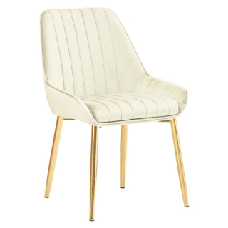 Jedálenská stolička v atraktívnom dizajne béžová