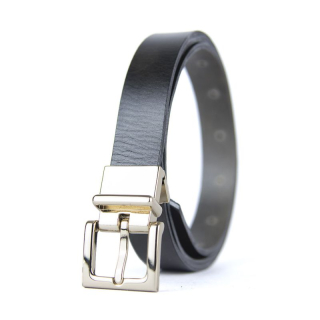 Kožený dámsky opasok ELEGANT GOLD, šírka 2.5cm - Olivová