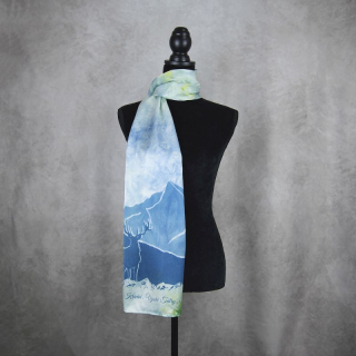 Hodvábny šál Vysoké Tatry - VYSOKÉ TATRY – KRIVÁŇ, LIMITED_03