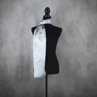 Hodvábny šál LIMITED_26, Vyrobený na Slovensku, 175 x 45cm