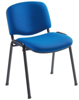 Praktická zasadacia stolička, Dora D4 modrá